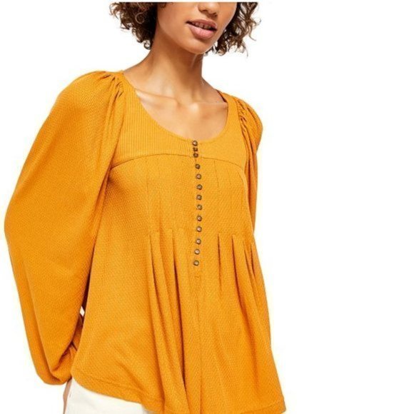 Free People Tops - Free People Devin Textured Knit Top. M
